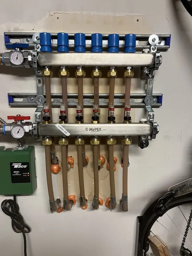 Plumber performing Gas Line Installation at a residential property in Wildwood